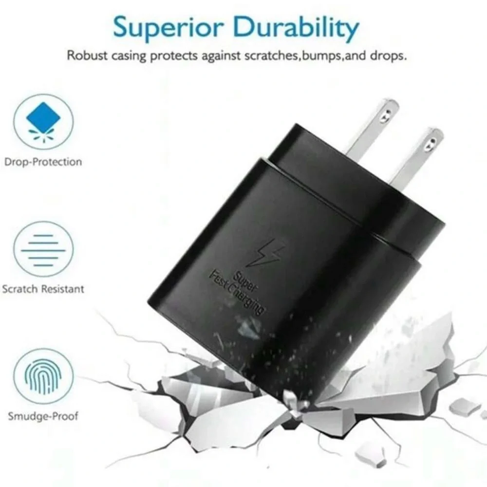 ⚡ 45W Fast Charger Type-C with USB-C Cable-Compatible with iPhone 15/16 Samsung